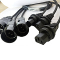 C13 -Anschluss IP55 wasserdichtes Stecker IEC -Netzkabel